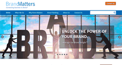 Desktop Screenshot of brand-matters.com